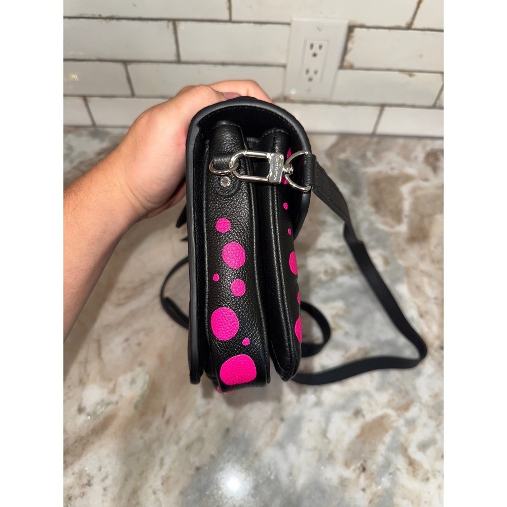 Louis Vuitton x Yayoi Kusama Pochette Metis Black Pink Infinity Dots M46395 - Picture 4 of 16